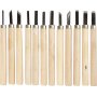 Wood Carving set - 12 st verktyg