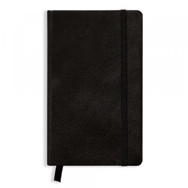 Notatbok A6 Hard Leather - Ruter