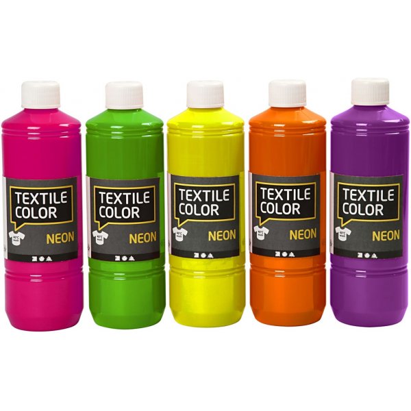 Textile Color textilfärg - mixade färger - 5 x 500 ml Textile Color textilfärg - mixade färger - 5 x 500 ml