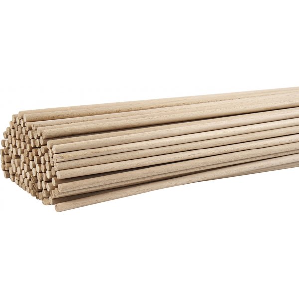 Rundstavar - L60 cm - Ø8 mm - 10 st Rundstavar - L60 cm - Ø8 mm - 10 st