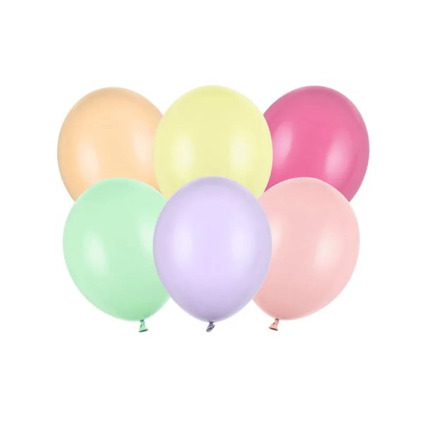 Ballonger (strong) - ca 30 cm pastellmix - 10-pack Ballonger (strong) - ca 30 cm pastellmix - 10-pack
