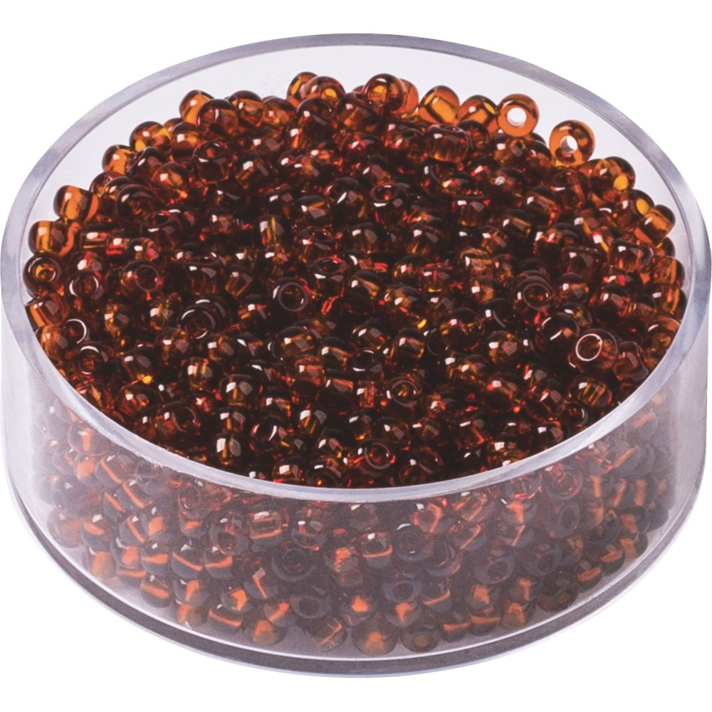Boheme rocailleperler 2,5 mm 17 g - Brunfarvet - Blandinger af rocaillesperler, Rocaillesperler, Håndværk