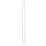 Rosa kedjehalsband med små länkar 2 mm, 64 cm Rosa kedjehalsband med små länkar 2 mm, 64 cm