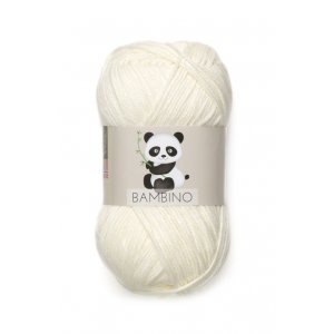 Viking garn Bambino 50g - Naturvit (402)