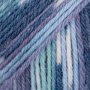 DROPS Fabel Print garn 50g - Turkos/bl� (522)