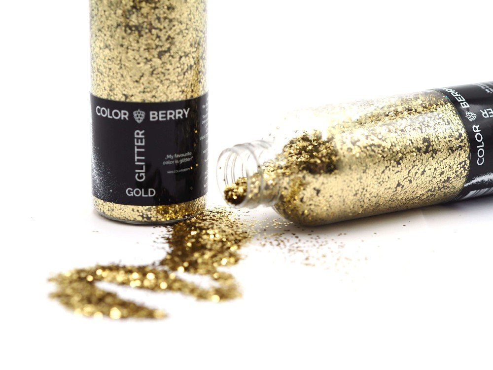 Glitter Dusty til harpiks - Gold Chunky - Harpiks, Støbning, Støbning, Hobbymateriale, Håndværk