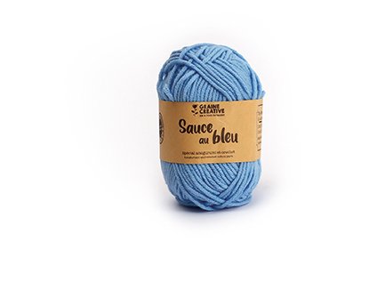 Amigurumi-garn i bomull, himmelsblå, 27 g Amigurumi-garn i bomull, himmelsblå, 27 g