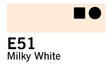 Copic Ciao - E51 - Milky White - Tuschpenne, Penne, Penne, kridt & tusch