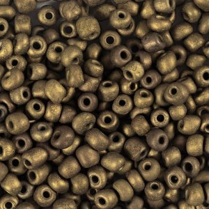 Rocaillepärlor 4 mm Bronze 25 g Rocaillepärlor 4 mm Bronze 25 g