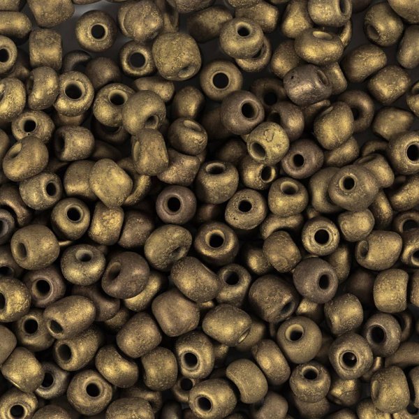 Rocaillepärlor 4 mm Bronze 25 g Rocaillepärlor 4 mm Bronze 25 g