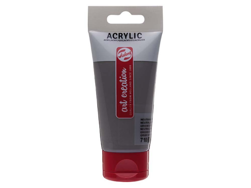 Akrylmaling/Vandfarver Art Creation 75 ml - Neutral Grey - Akrylfarver, Kunstnerfarver