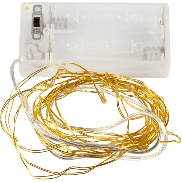 LED ljusslinga - guld - 3,15 m LED ljusslinga - guld - 3,15 m