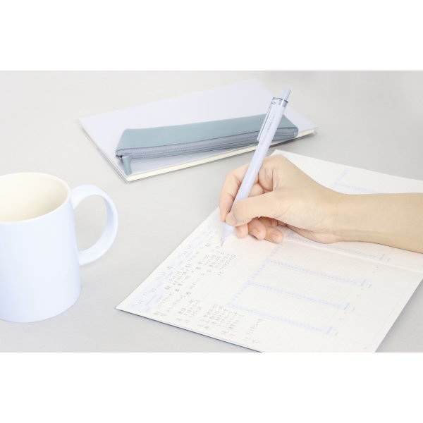 Tombow MONO graph Lite kuglepen 0,5 mm røget blå Tombow MONO graph Lite kuglepen 0,5 mm røget blå