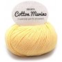 DROPS Cotton Merino Uni Colour garn - 50g - Vaniljgul (17)