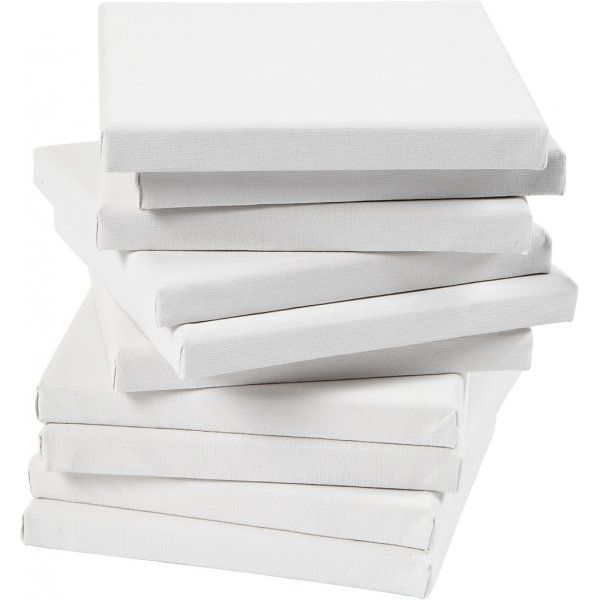 Målarduk - vit - 20 x 20 cm - 80 st Målarduk - vit - 20 x 20 cm - 80 st