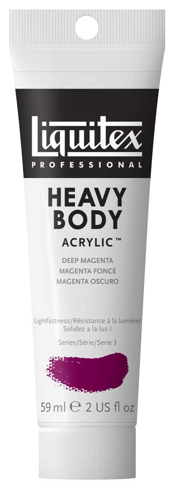 Akrylfärg Heavy Body Liquitex 59 ml - 300 Deep magenta - Akrylfärger, Konstnärsfärger