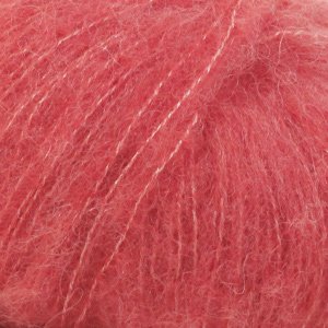 DROPS Brushed Alpaca Silk garn - 25 g - Coral (06)