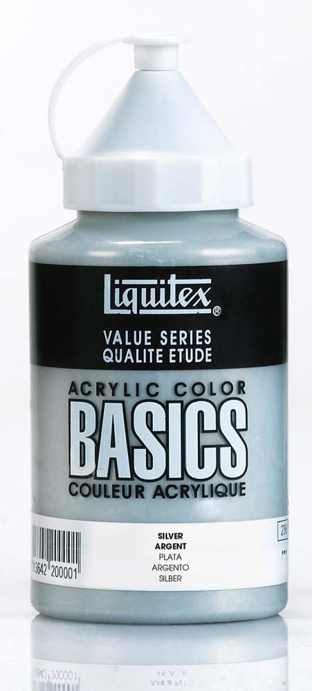 Akrylfärg Liquitex 400 ml - 236 Silver - Akrylfärger, Konstnärsfärger