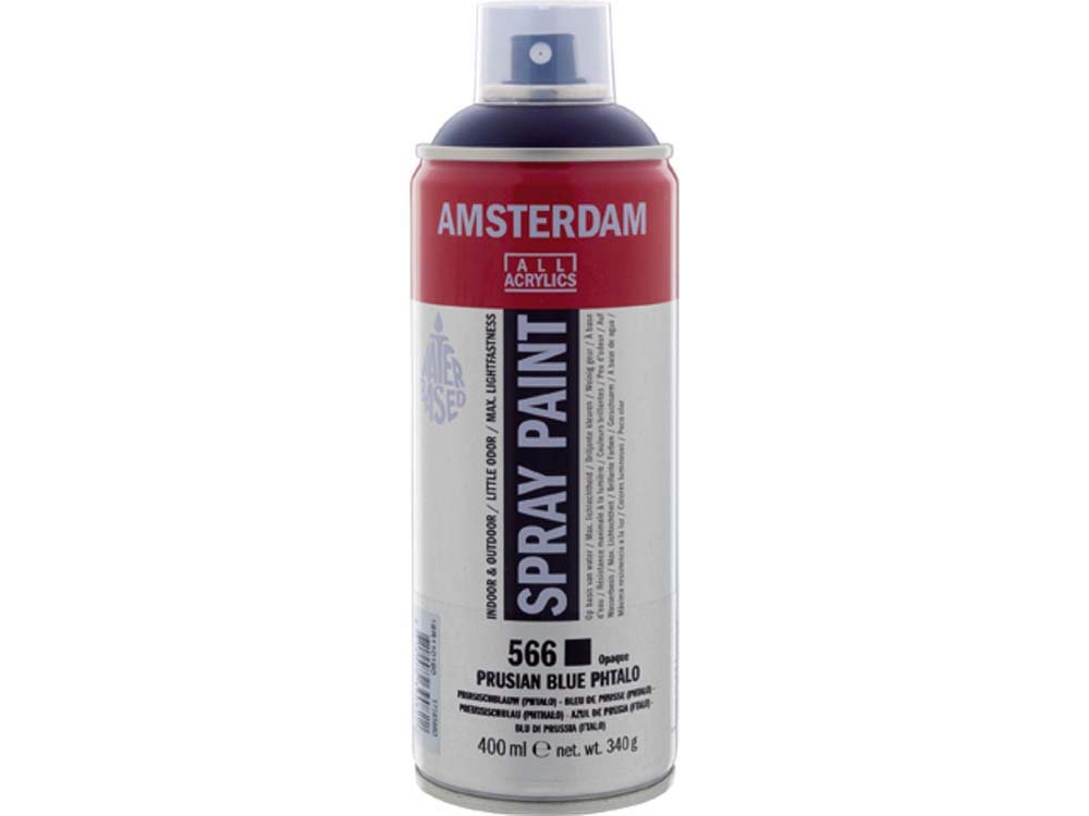 Amsterdam Spray 400 ml - Prussian Blue Phthalo - Spraydåser, Spraymaling, Hobbyfarve