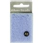 Rocaillep�rlor matt frozen 1,7 mm Ljusbl� 25 g