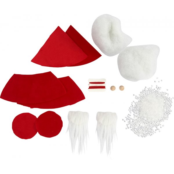 Mini DIY Kit - röd - tomtenissar Mini DIY Kit - röd - tomtenissar