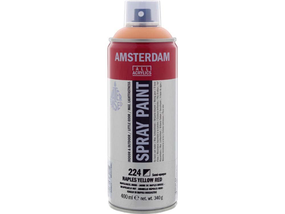 Amsterdam Spray 400 ml - Naples Yellow Red - Spraydåser, Spraymaling, Hobbyfarve