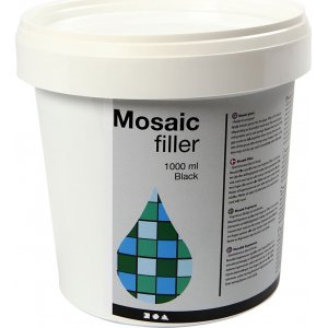 Mosaikbruk - svart - 1000 ml