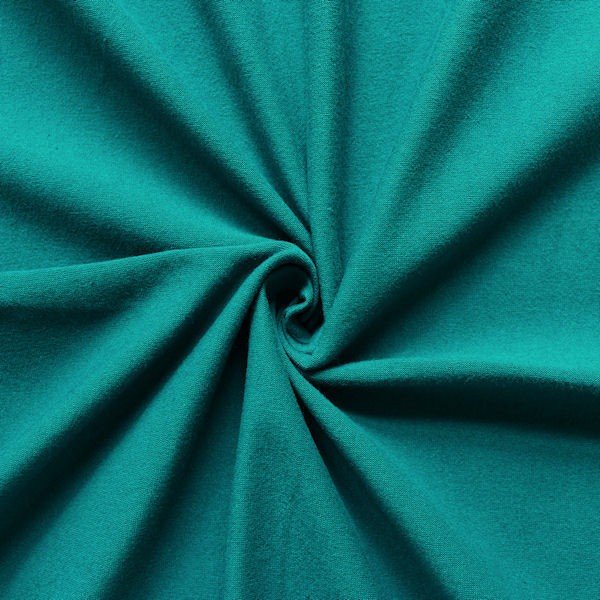 Bomullsstretchjersey Basic 2 – 150 cm - Petrol - Bomullsstrech, Bomullstyg, Tyger
