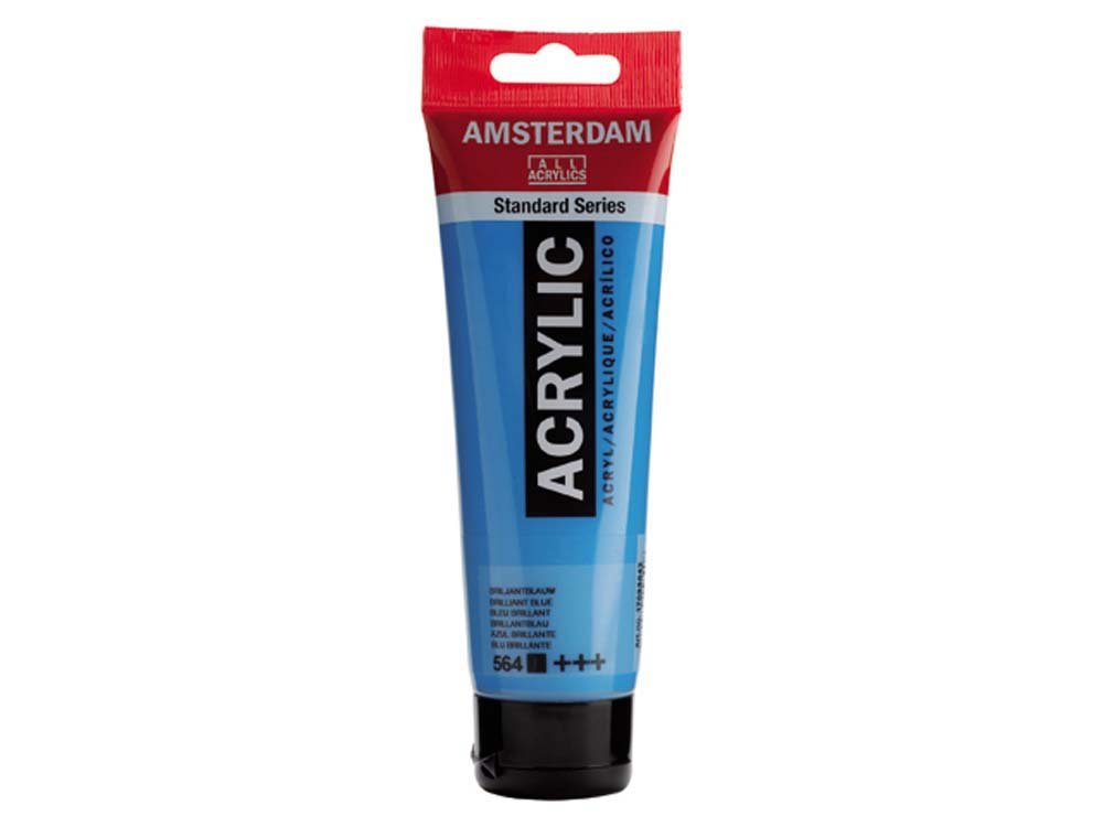 Amsterdam Akrylmaling 120 ml - Brillant Blå - Akrylfarver, Kunstnerfarver