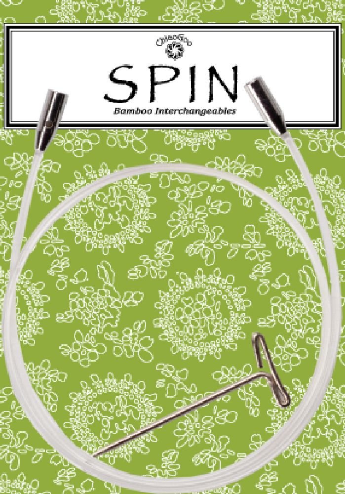 Nylonkabel Spin 125 cm - Lille - Kabelpinde, Strikketilbehør, Strikning, Strikke, hækle, knytte og væve