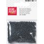 Bohemiska rocaillep�rlor 2,5 mm 20 g anthracit