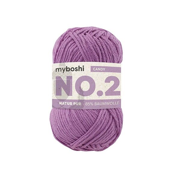Myboshi No.2 - 50 g - Slik - Myboshi garn, Garn, Strikke, hækle, knytte og væve