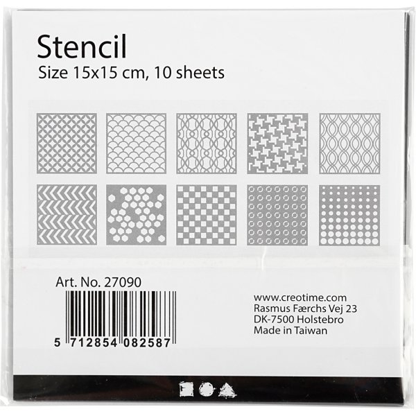 Stencil - 10 ark Stencil - 10 ark