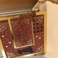Kundbild Hobbysticker 10 x 23 cm - guld Hörn: Här är ett kort jag gjort där jag...