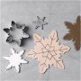 Utstickare Snöflinga 6-16,5 cm Rostfritt stål - 1 st Utstickare Snöflinga 6-16,5 cm Rostfritt stål - 1 st