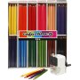 Colortime Frgpennor + pennvssare - mixade frger 12 x 12 st