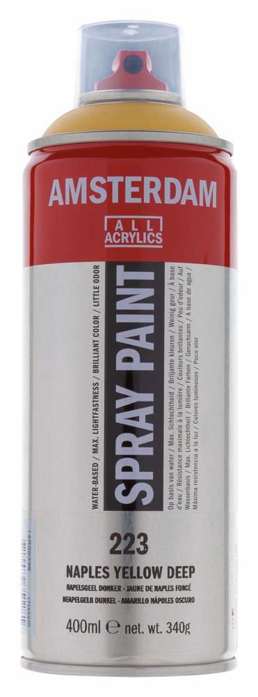 Amsterdam Spray 400 ml - Naples Yellow Deep - Spraydåser, Spraymaling, Hobbyfarve