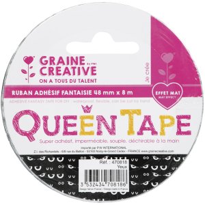 Queen tape självhäftande tygtejp 48 mm x 8 m Queen tape självhäftande tygtejp 48 mm x 8 m