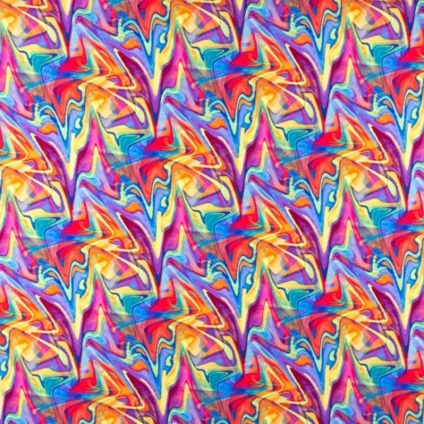 Mönstrad Trikå 160 cm - Marvellous Edition Multi Mönstrad Trikå 160 cm - Marvellous Edition Multi