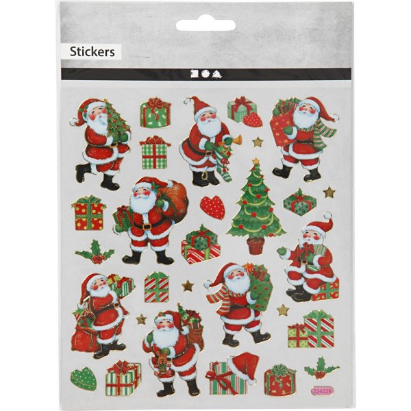 Klistermärken - klassiska julfigurer Klistermärken - klassiska julfigurer