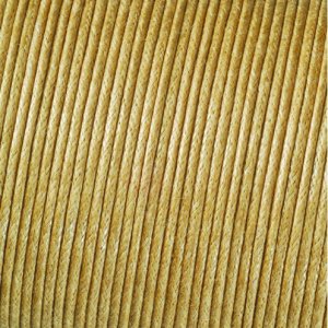 Snöre vaxad bomull ø 1 mm - beige Snöre vaxad bomull ø 1 mm - beige