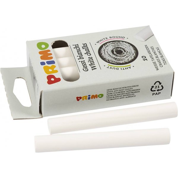 Tavelkritor - vit - 10 st Tavelkritor - vit - 10 st