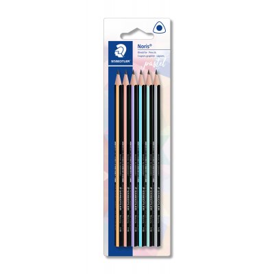 Noris Trek Blyanter HB Pastell - 6 blyanter