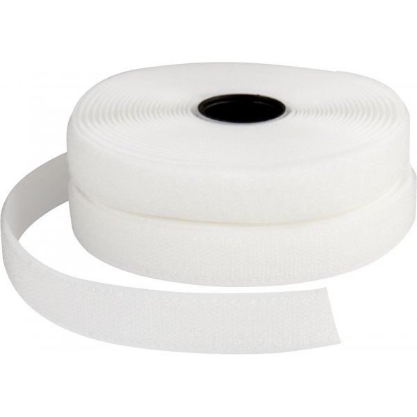 Kardborreband - vit - 5 m Kardborreband - vit - 5 m