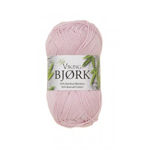 Viking garn Bjrk 50g - Ljusrosa (565)