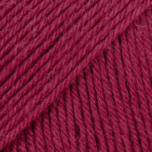 DROPS Fabel Uni Colour garn 50g - Rubinr�d (113)