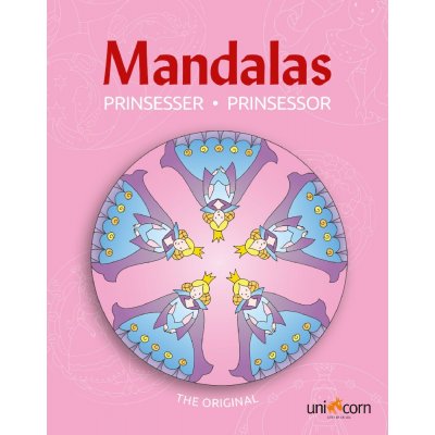 Malebok Mandalas - Prinsesser