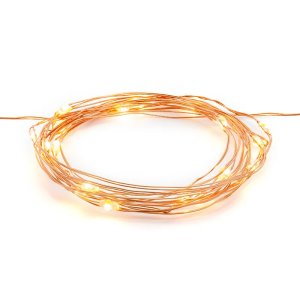 LED-ljusslinga på koppartråd 1,9 m - Varmvit LED-ljusslinga på koppartråd 1,9 m - Varmvit
