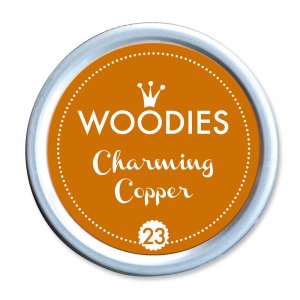 Stämpeldyna Woodies 35 mm - Kopparbrun Stämpeldyna Woodies 35 mm - Kopparbrun