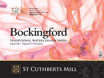 Akvarellblock Bockingford 300 G - Varmpressad